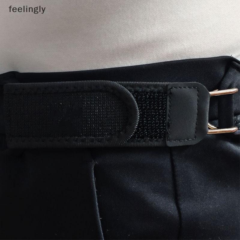 [S&H] Buleless Belt Hook ตะขอโลหะปรับได้เข็มขัดยางยืด Unisex Bule-Free เข็มขัดเอวที่มองไม่เห็นสําหรับทํางานกลางแจ้ง {TH}