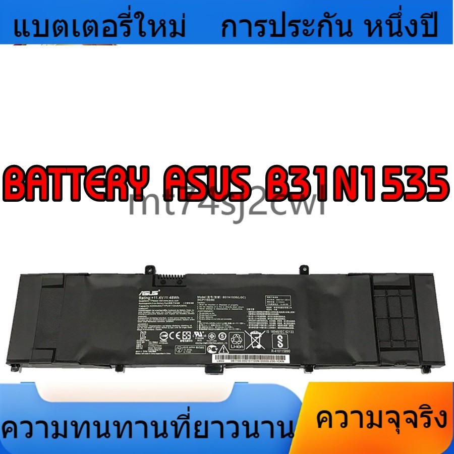 ประสิทธิภาพสูง BATTERY ASUS B31N1535 แบตเตอรี่ เอซุส ZenBook UX310 UX410 UX310U UX410U Series แท้ คุ