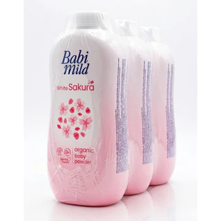 Babi Mild Baby Powder 160 G. Pack 3 / แป้งเด็ก เบบี้มายด์ ขนาด 160 กรัม. แพค3 แป้งฝุ่น / แป้งเด็ก