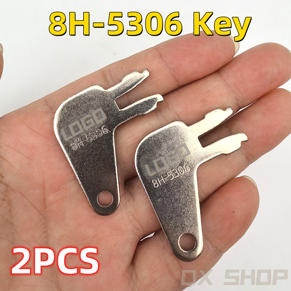 2PCS Forked Key 8398 7N0718 8H5306 8H-5306 สําหรับ CAT Excavator Dazer แหล่งจ่ายไฟสวิทช์ Disconnect 