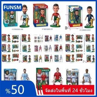 ฟุตบอล-ฟุตบอลโลกอาร์เจนตินาโปรตุเกสฝรั่งเศสคริสเตียโนเมสซี่ เอ็มบัปเป้ การ์ตูนตุ๊กตารุ่นของเล่น-สําหรับของขวัญเด็ก-เค้ก ที บน และเครื่องประดับตกแตXNB
