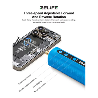 เครื่องถอดกาวหน้าจอ RELIFE LG1 เครื่องถอดกาวหน้าจอมือถือ 3 Speed ถอดกาว OCA ไฟฟ้า อุปกรณ์ถอดกาว curved screen