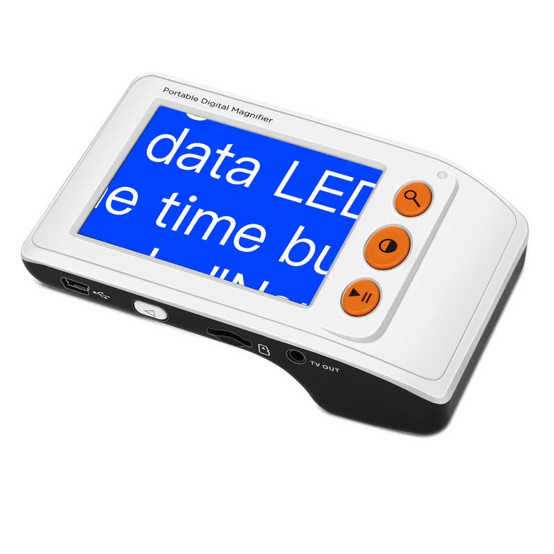 Eyoyo Eyoyo เครื่องช่วยฟังอิเล็กทรอนิกส์แบบพกพาหน้าจอ LCD ขนาด 3.5 นิ้วสําหรับ Low Vision 2x-25x ซูม