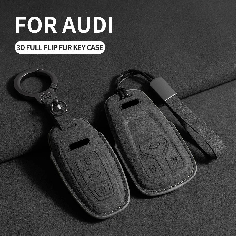 ฝาครอบกุญแจรถสําหรับ Audi A1 A3 8P A4 B9 A5 A6 C7 8S A7 A8 Q3 Q5 Q7 4M S4 S5 S6 S7 S8 RS3 RS6 TS6 รถ