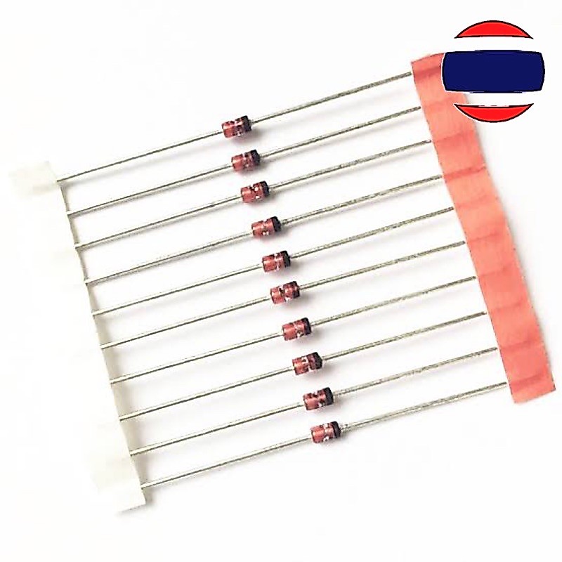 10pcs 1/2W Zener diode BZX55C 11V 12V 15V 16V 18V 20V 22V 24V 27V 0.5w ซีเนอร์ ไดโอด
