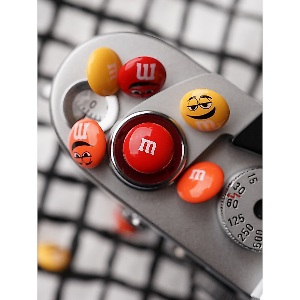 ปุ่มชัตเตอร์กล้อง MrStone M Bean จุดสีแดงขนาดเล็กเหมาะสําหรับ Sony Fuji Leica ปุ่มปุ่มสติกเกอร์สายเคเบิลชัตเตอร์