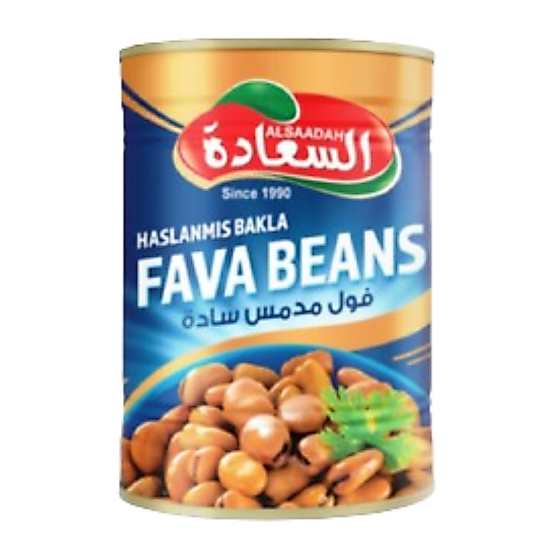 อัลซาดะห์ ถั่วปากอ้าในกระป๋อง 400 กรัม - Fava Beans 400g Alsaadah brand