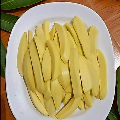 มะม่วงแช่อิ่ม ขนาด 1000 กรัม พร้อมพริกเกลือ หวานนำ อมเปรี้ยวนิด กรอบ อร่อยแน่