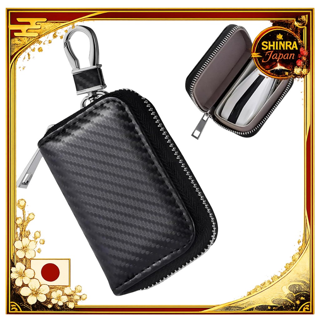 《Direct From Japan》  Samcos Key Case, Smart Key Case, Smart Key, Radio Wave Blocking, Car Anti-Theft