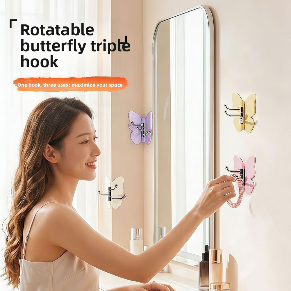 Swivels Wall Hooks Heavy Duty กาวพิเศษสําหรับ Heavy Duty กําลังโหลด Clutter-Free Kitchen Counter