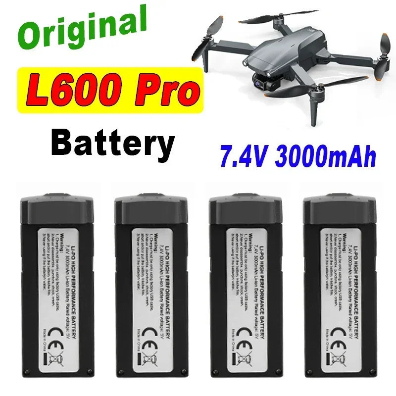 LYZRC L600 Pro แบตเตอรี่ 7.4V 3000mAh 28min อายุการใช้งานแบตเตอรี่สําหรับ Original L600 Pro RC Quadc