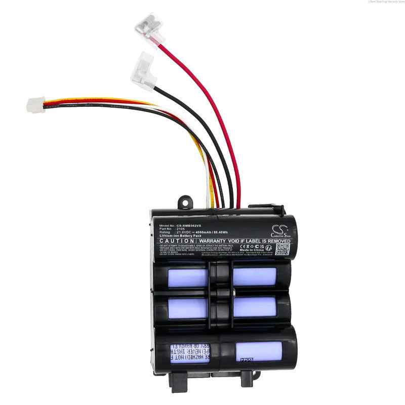 Cameron Sino 21.6V 4000mAh เครื่องดูดฝุ่นไร้สายแบตเตอรี่ DT-365BAT สําหรับ Xiaomi Mijia B302cn, 2105