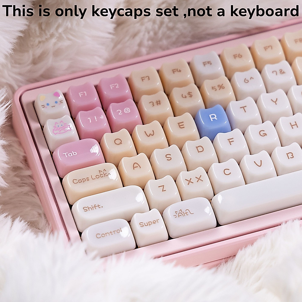 MAO Keycap Ragdoll Cat Head Shape Keycap Meow PC วัสดุน่ารัก Candy Cross Switch คีย์บอร์ดเครื่องกล