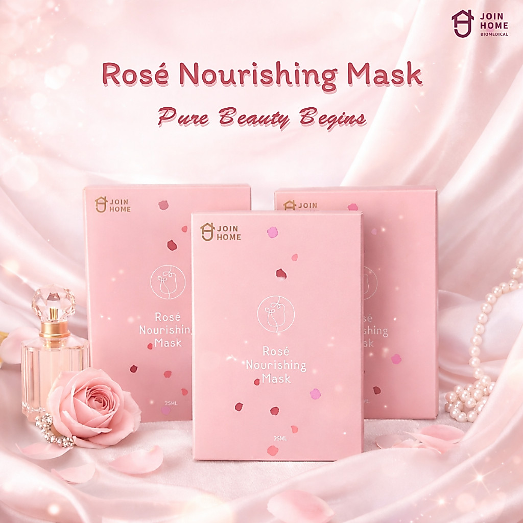 Join Home Rose Nourishing Mask มาส์กหน้าสำหรับผิวที่ต้องการความชุ่มชื้นและบำรุงด้วยส่วนผสมจากดอกกุหลาบ