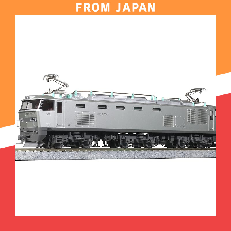 KATO HO Scale EF510 500 JR Freight Silver 1-318 Electric Locomotive Model