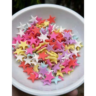น้ำตาลแต่งหน้าเค้ก ⭐️รูปดาว⭐️ น้ำตาลตกแต่งขนม น้ำตาลกัมเพส