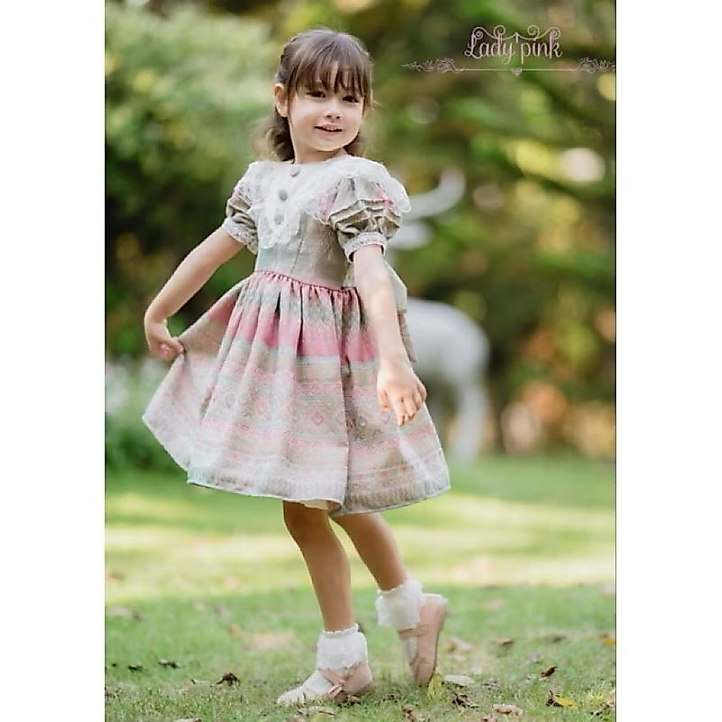 ชุดเดรสไทยเลดี้พิ้งค์ แบรนด์ Lady'Pink กิรณาวดี new Size M/L
