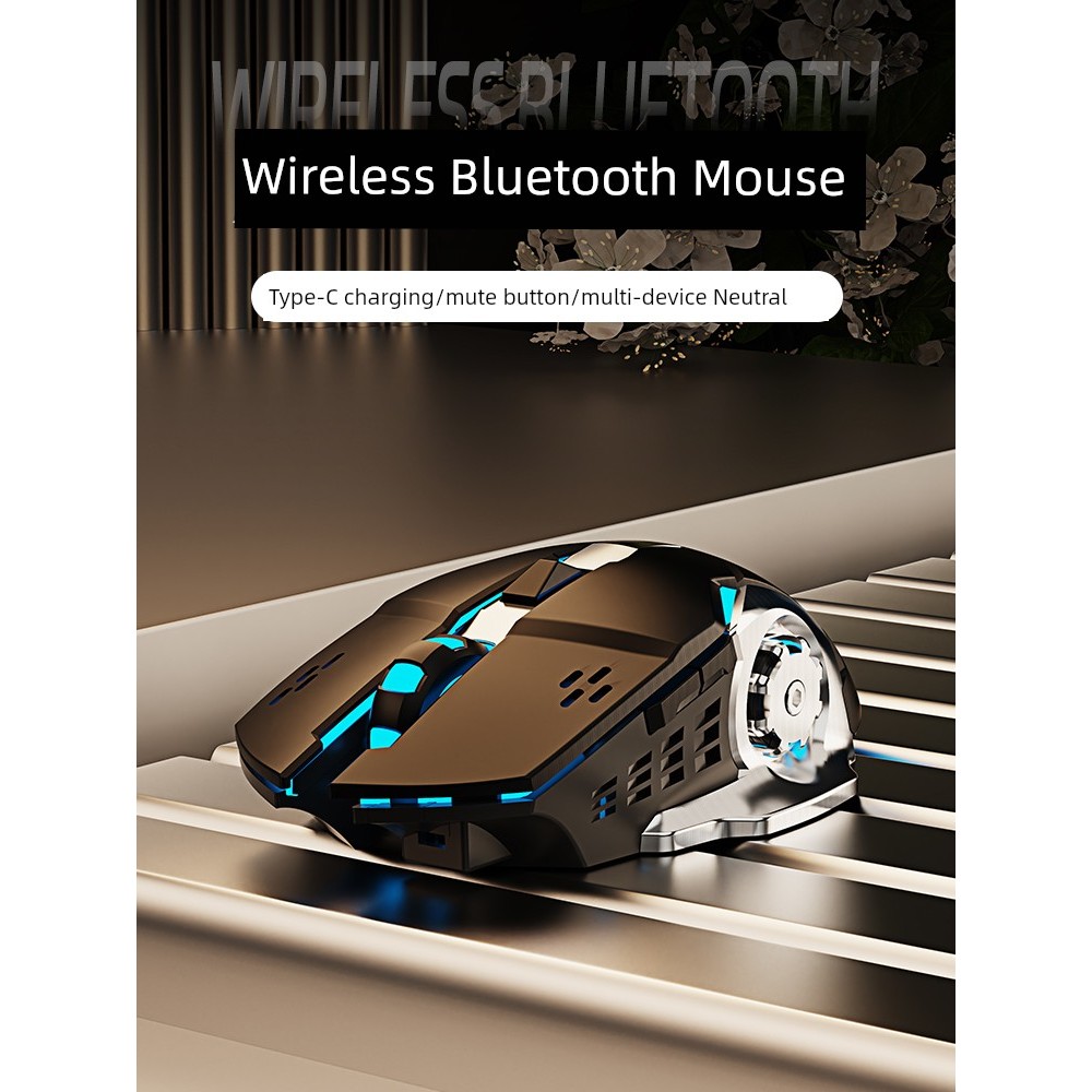 mouse bluetooth เมาส์ไร้สาย Forwarder High-Appearance Bluetooth Mechanical Wireless Mouse