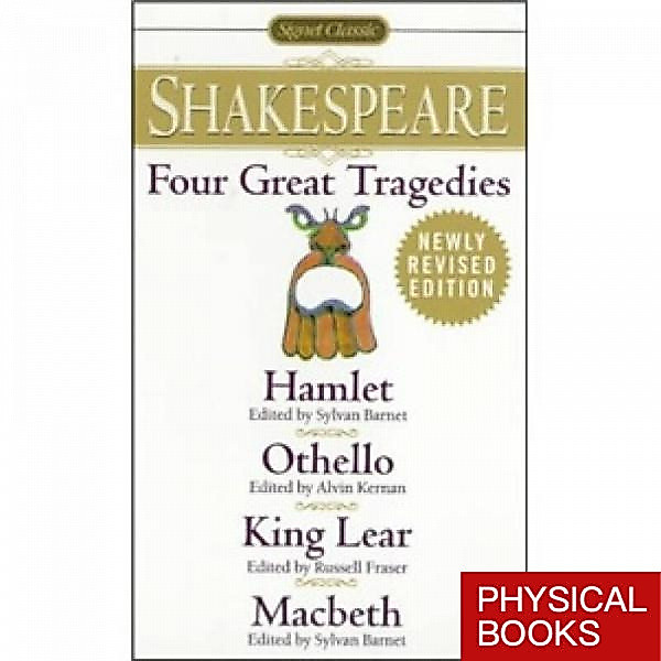 592 หนังสือมือสองต้นฉบับ Four Great Trageies:Hamlet, Othello, King Lear, Macbeth