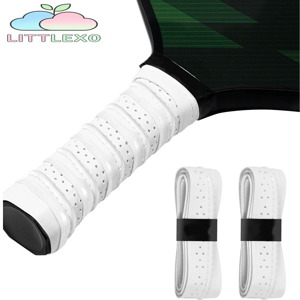 LITTLEX 1 แพ็ค Pickleball Overgrip, Anti Slip ดูดซับเหงื่อ Pickleball Paddle Grip Tape, Perforated Universal Breathableed ไม้เทนนิส