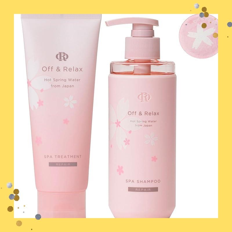 Off&Relax OR Night Cherry Blossom Limited Set with Sweet and Flowery Night Cherry Scent with Logoed 