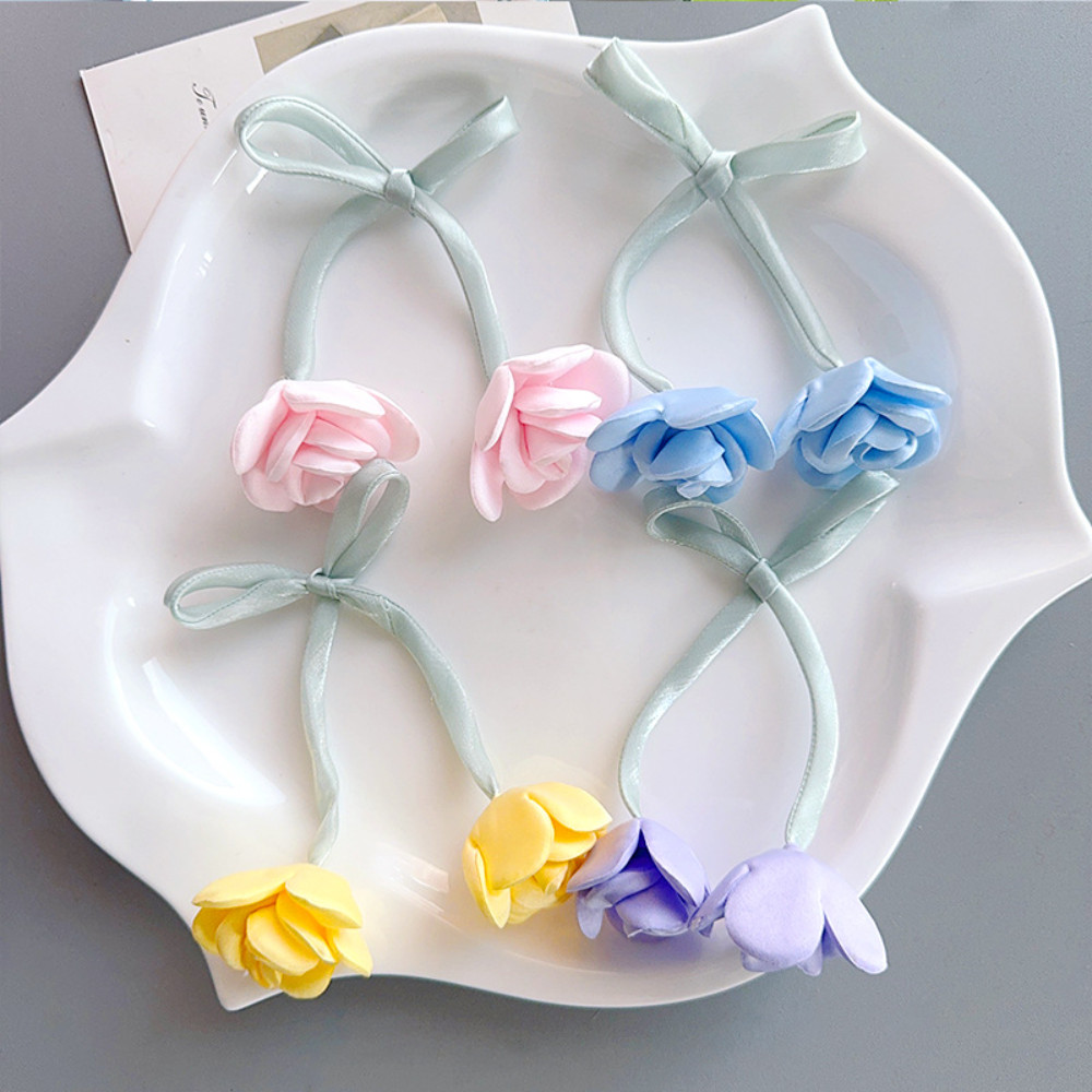 อุปกรณ์ตกแต่งดอกไม้ผ้า double-headed lily bud – ใช้สำหรับทำจี้เครื่องประดับและงานฝีมือ ราคา ถูกที่สุด ดีลบีเคเค แกลเลอรีภาพที่ 2