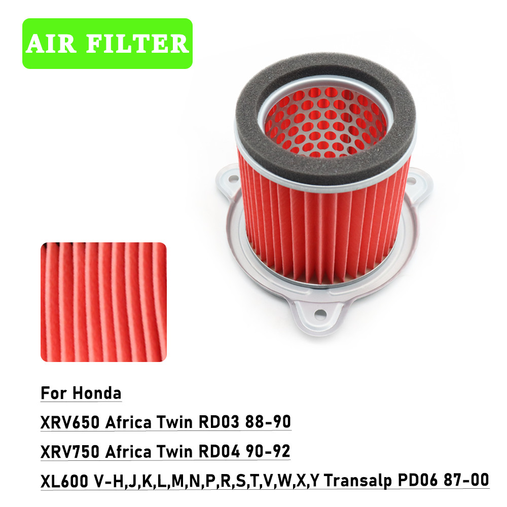 สําหรับHonda Transalp XL600V XL600 V XL 600V 1987-2000 รถจักรยานยนต์ไหลสูงกรองอากาศล้างทําความสะอาดไ