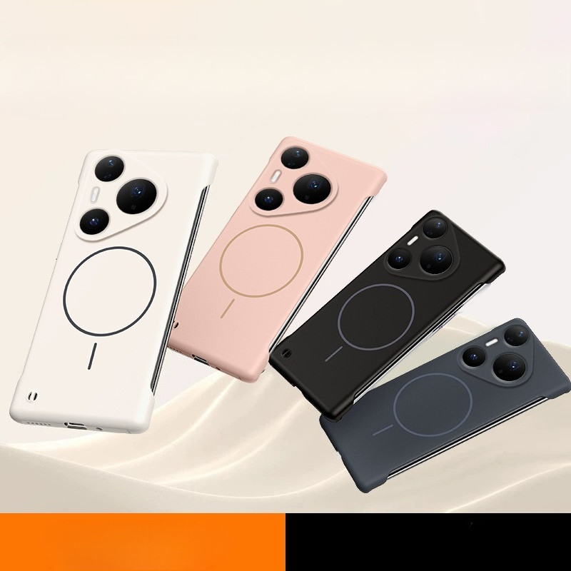 เคสโทรศัพท์แม่เหล็กสําหรับHuawei Pura80 Pro+/Ultra, Bezel-Free Ultra-Thin Design, Anti-Slip Comfort 