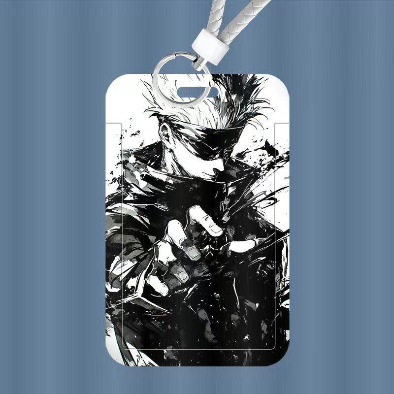 Jujutsu Kaisen อะนิเมะเลื่อนผู้ถือบัตรนักเรียน ID Bank การ์ดรถบัสการ์ดป้องกันกรณี