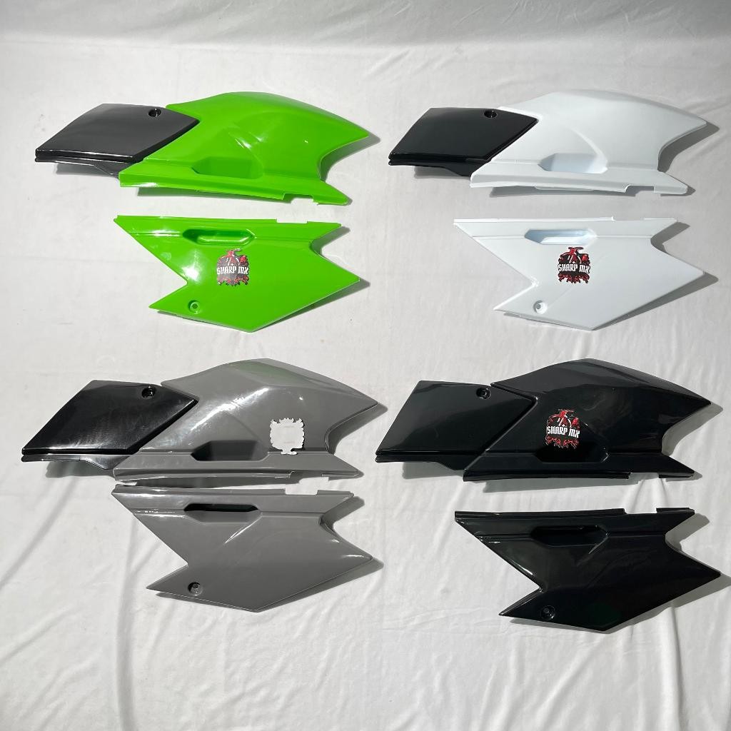 ฝาครอบตัวถังที่นั่งแผงด้านข้าง Kawasaki KLX 140