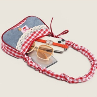 BAG-CAT กระเป๋าใบเล็ก แบบถือใบเล็ก ปรับความยาวสายได้ สำหรับผ…