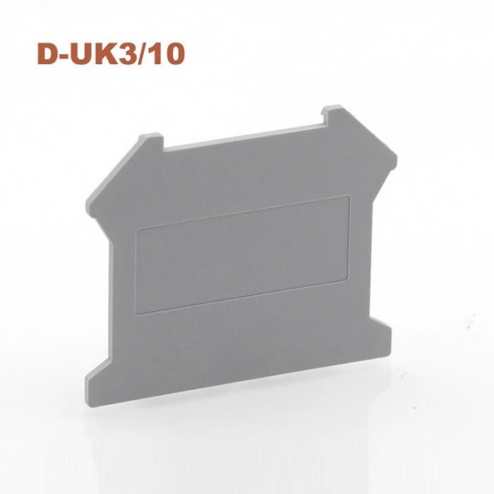 LT68 - ฝาครอบแผ่นปลายขั้วบล็อกฝาครอบ D-UK3/10 สําหรับ UK3N UK4N UK5N UK10N