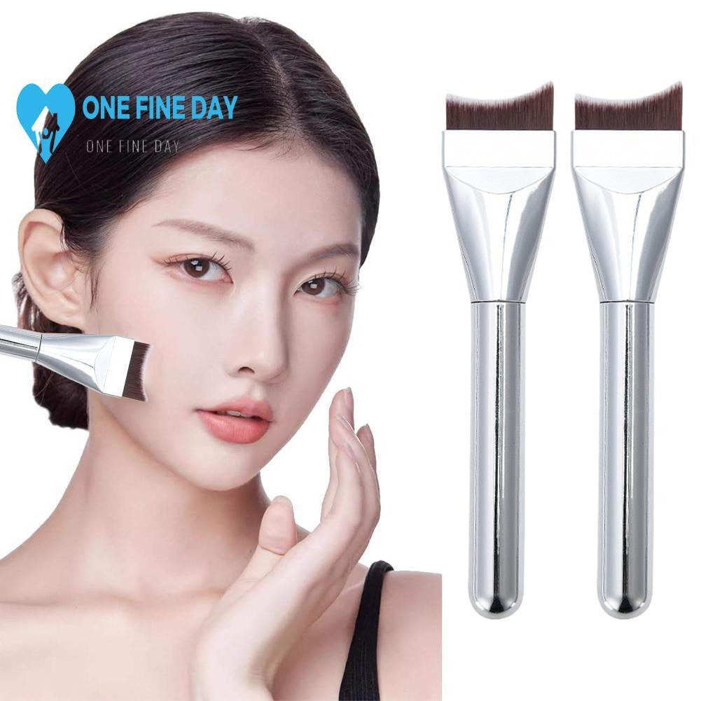 Fishtail Design Foundation Make-up Brush Do Not Eat Flat Seamless Novice Powder Brush N6z9