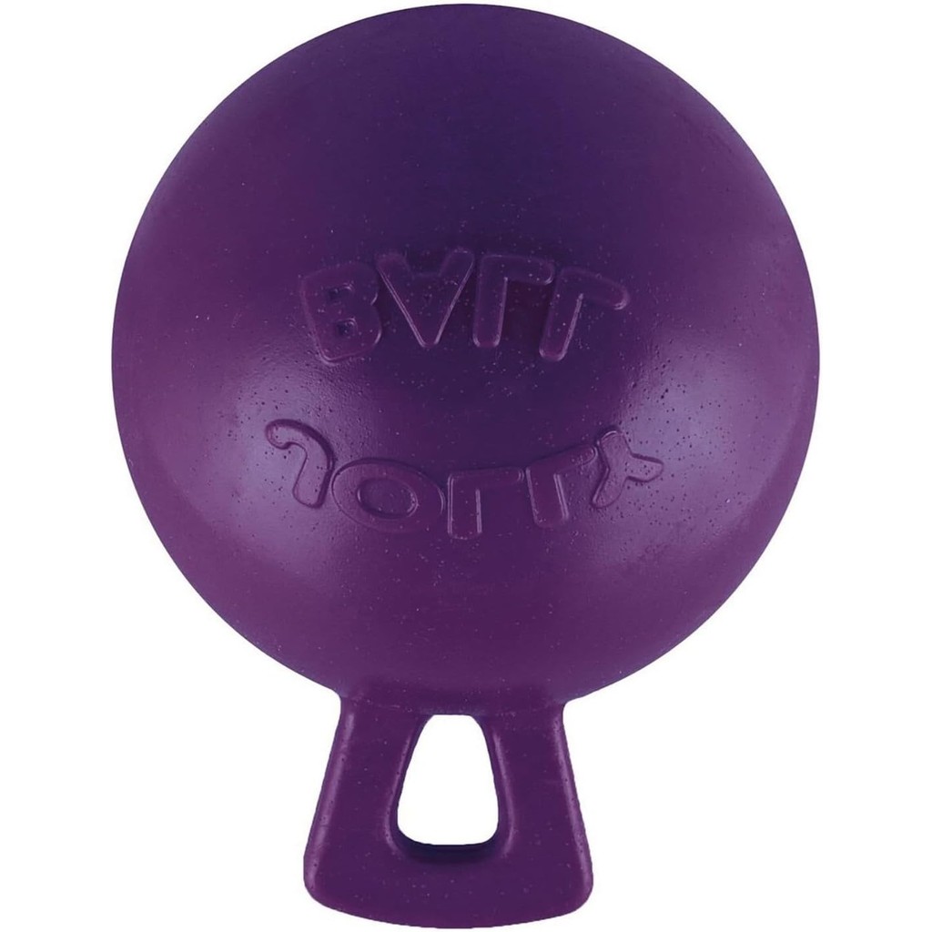 Jolly Pets Tug-N-Toss Ball Color: สีม่วง, ขนาด: 8" H x 6" W x 6" D ARSB