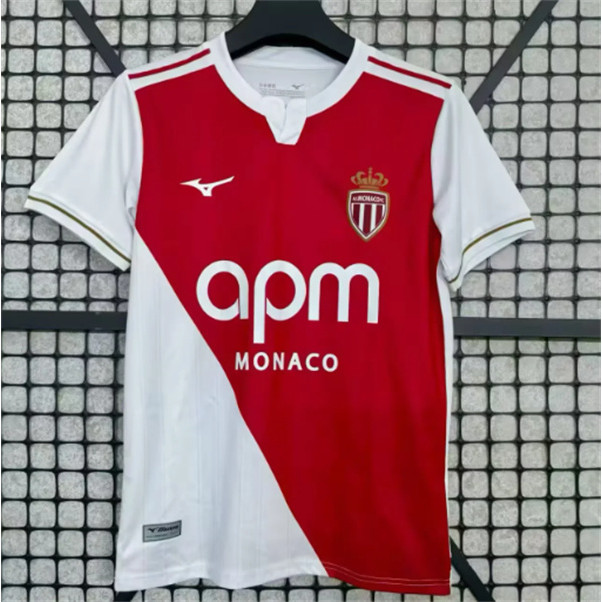 Home 2025 26 Monaco Jersey เสื้อกีฬาผู้ชาย S-4XL