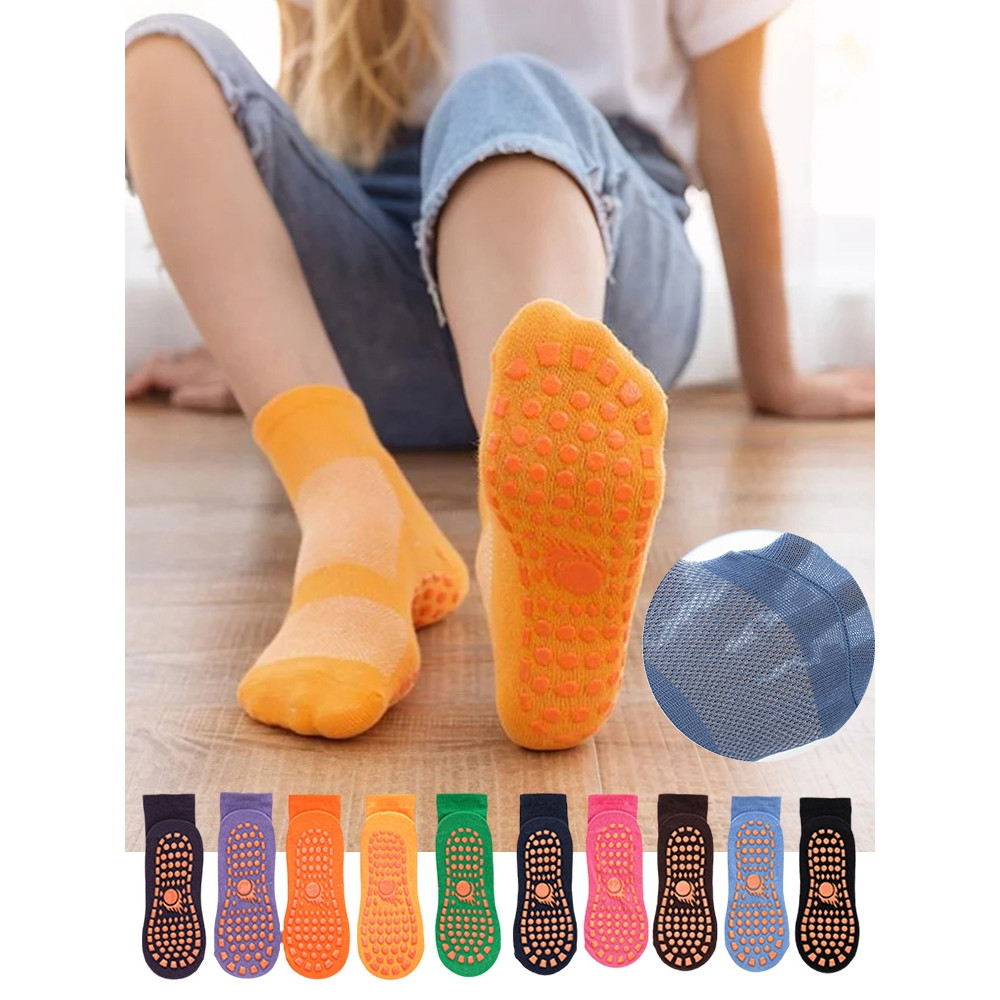 Mini Monarch ถุงเท้าเด็กกันลื่น Anti Slip ถุงเท้าใส่ในบ้าน พื้นยางพิเศษ อายุ 1-12 ปี - รูปที่ 2