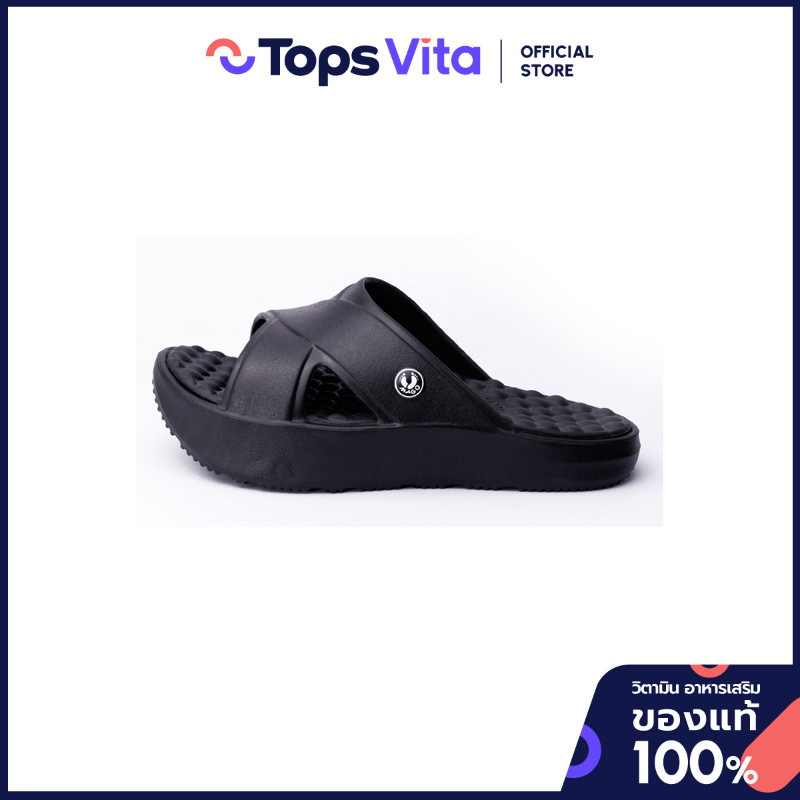 [พร้อมส่ง] MAGO รองเท้าแตะเพื่อสุขภาพ รุ่น MG777 สี Black ไซส์ 36 [4955578896240]