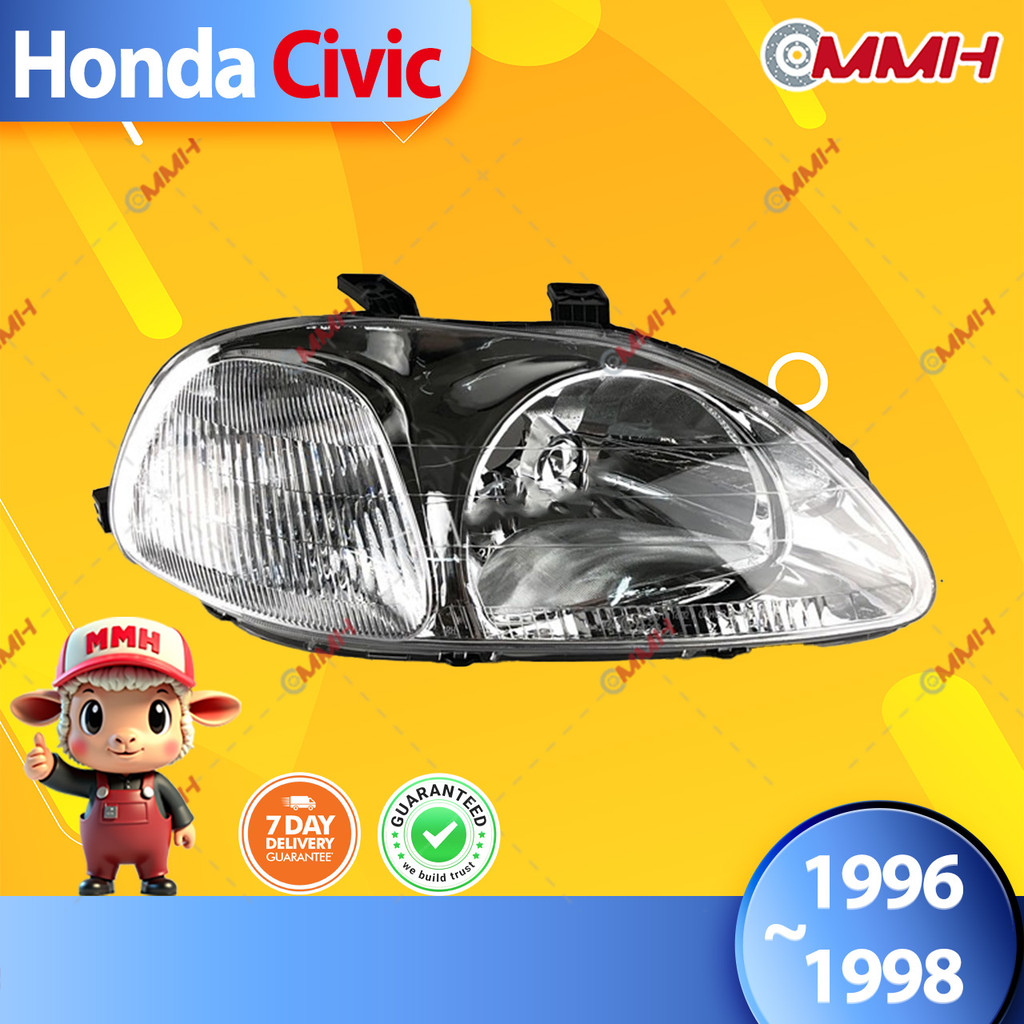 สําหรับ HONDA CIVIC EK3 EK4 SO3 SO4 EK EJ 96-01 ไฟหน้าไฟหน้าไฟหน้าไฟหน้าไฟหน้าไฟหน้า