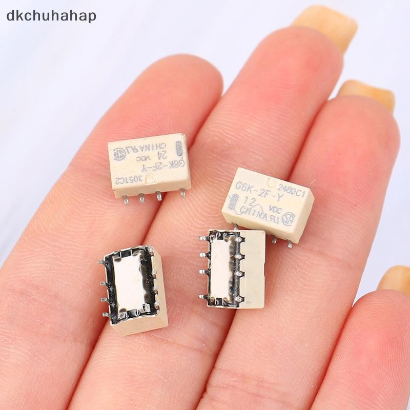 [DKC] รีเลย์อเนกประสงค์สัญญาณรีเลย์ SMD G6K-2F-Y สัญญาณรีเลย์ 8PIN สําหรับสัญญาณรีเลย์ DC 3V 5V 12V 