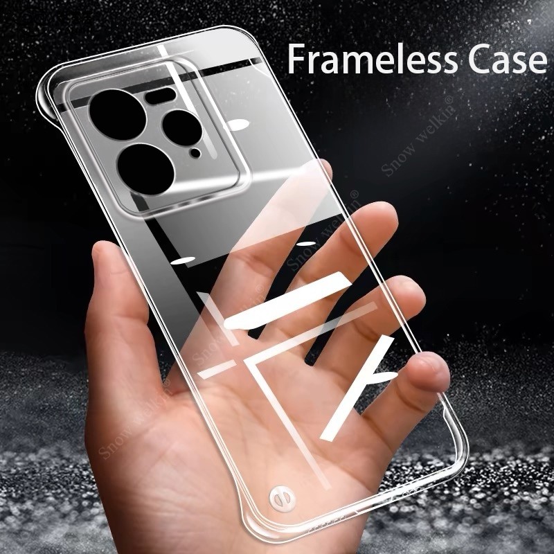 Frameless Slim พลาสติกใส PC Hard สําหรับ Realme GT 7 6 5 3 2 gt7 GT6 GT5 GT3 Pro 7T 6T กลับเคสโทรศัพ