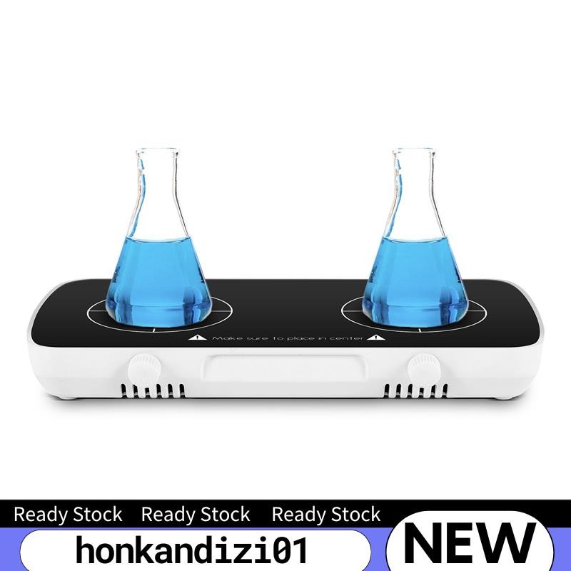 honkandizi01.ph เครื่องกวนแม่เหล็กขนาดเล็กพร้อมบาร์ผัด,2 Working Panel Lab Mixer,ความจุ 1L + 1L,00-4
