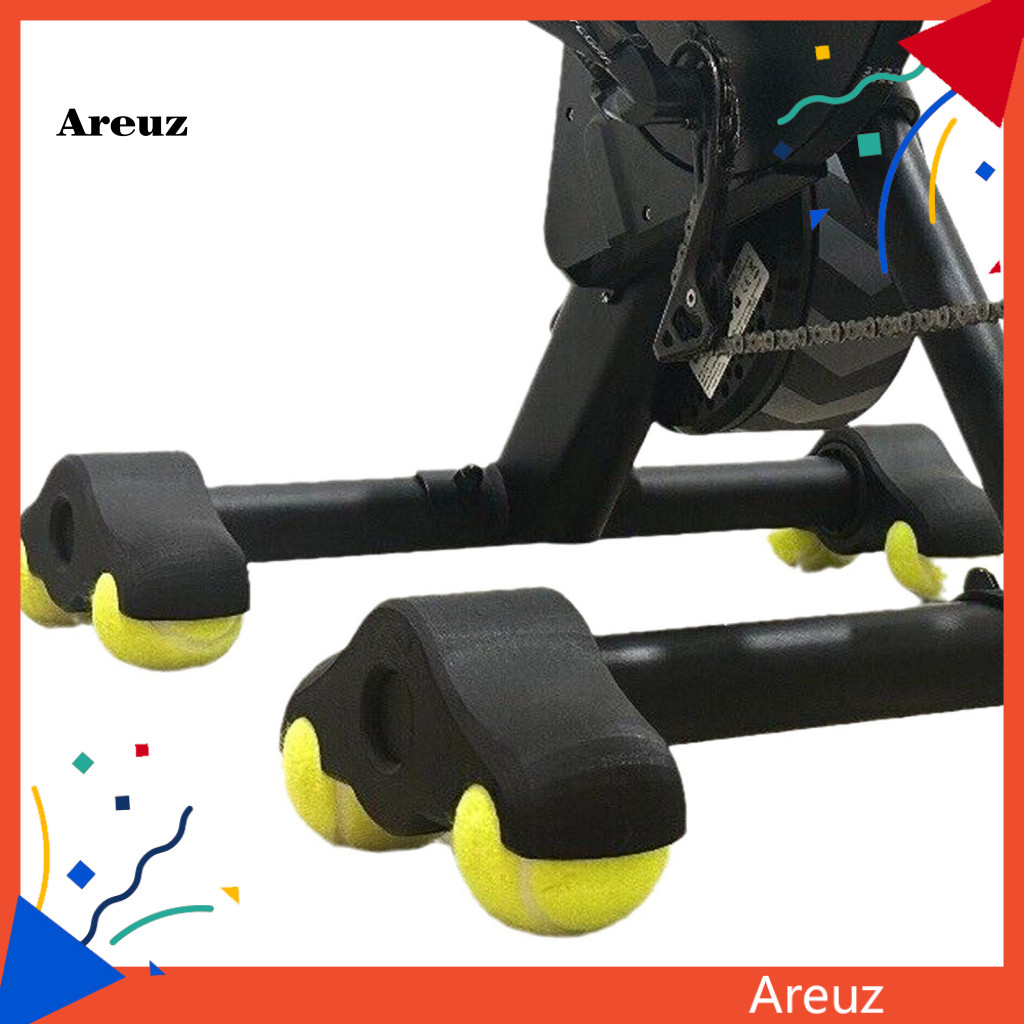 แผ่นเท้าสำหรับขี่จักรยานในร่ม ARE กันลื่น ดูดซับแรงกระแทก ใช้กับ Wahoo Kickr Core สำหรับฟิตเนสและห้อ