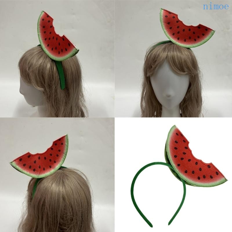 Nio Tropical Fruit Watermelon Headband อุปกรณ์เสริมสําหรับกิจกรรมฤดูร้อนและการแสดงเต้นรํา