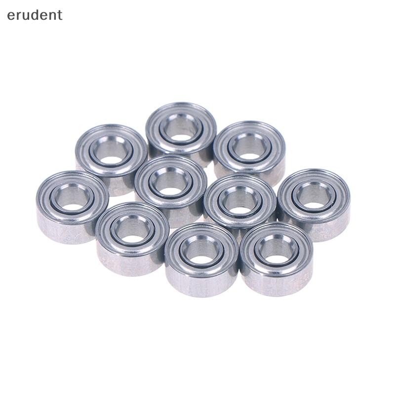 Erudent 10pcs 683ZZ 3*7*3 มม.แบริ่งขนาดเล็ก Chrome เหล็ก 683 ZZ 2Z 683Z ภายใน Bore 3 มม.ขนาดเล็ก Dee