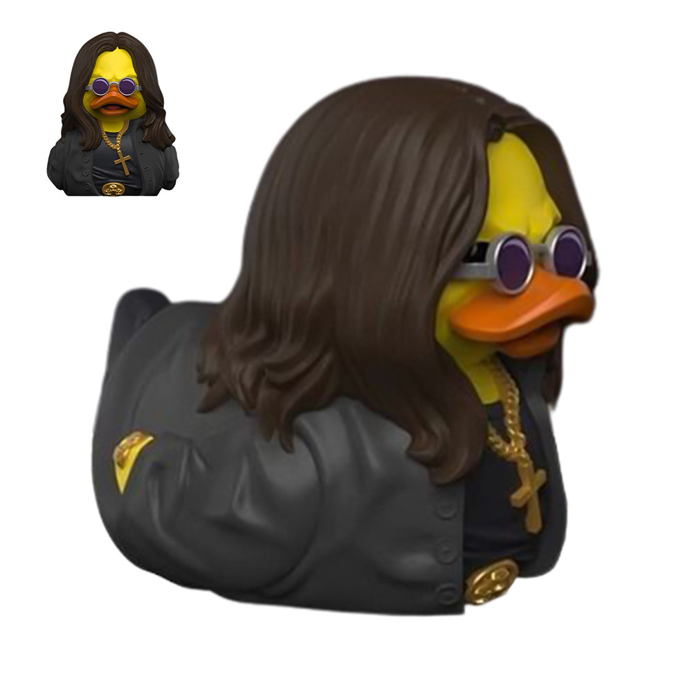 Mini Ozzy Resin Duck Statue OSBOURNE Collectible Duck Figure