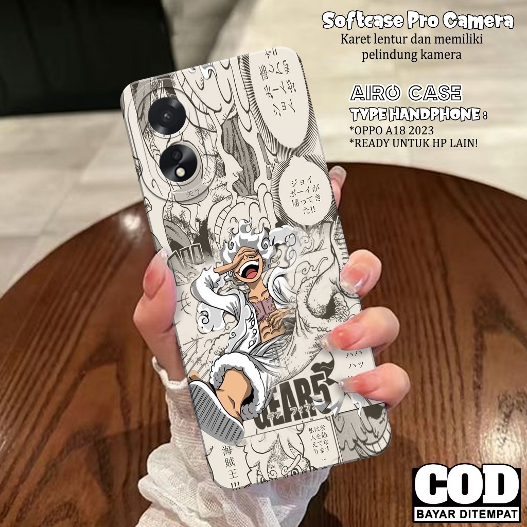 HP เคส Oppo A18 ใหม่ล่าสุด 2023 - เคส Oppo A18 Softcase - เคส AIRO - เคส Oppo A18 - เคส Oppo A18 - เ