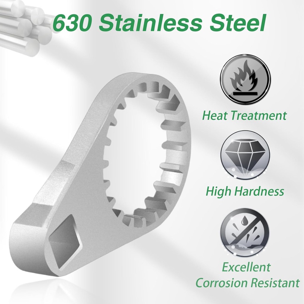 2 ชิ้นองค์ประกอบกรองน้ํามันเชื้อเพลิงพร้อมโอริงและประแจเข้ากันได้กับ Yamaha Outboard 4-Strokes VZ150