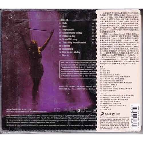 เพลงของแท้ Beyonce Beyonce Must Have 2009 Las Vegas Intimate Contact Concert 2CD