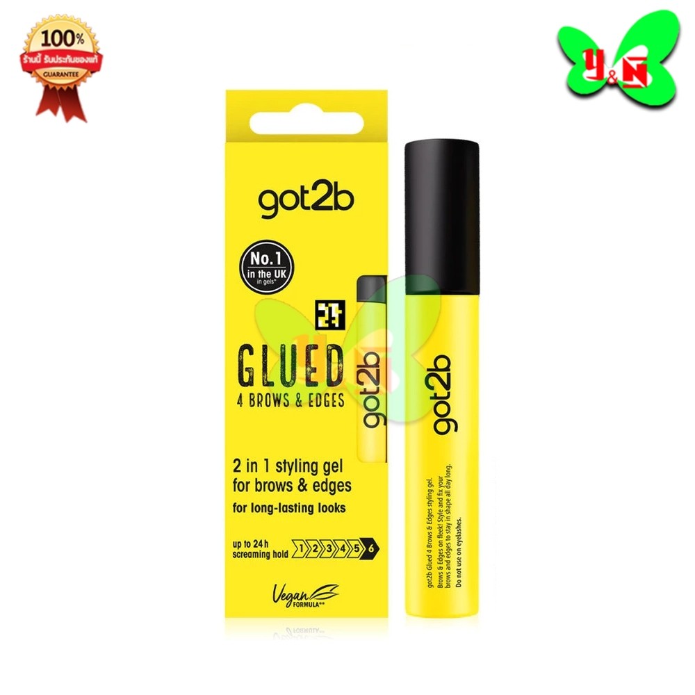 Schwarzkopf Got2B Glued 4 Brows & Edges มาสคาร่าจัดแต่งขนคิ้วและทรงผม ( 1 แท่ง 16 ml )