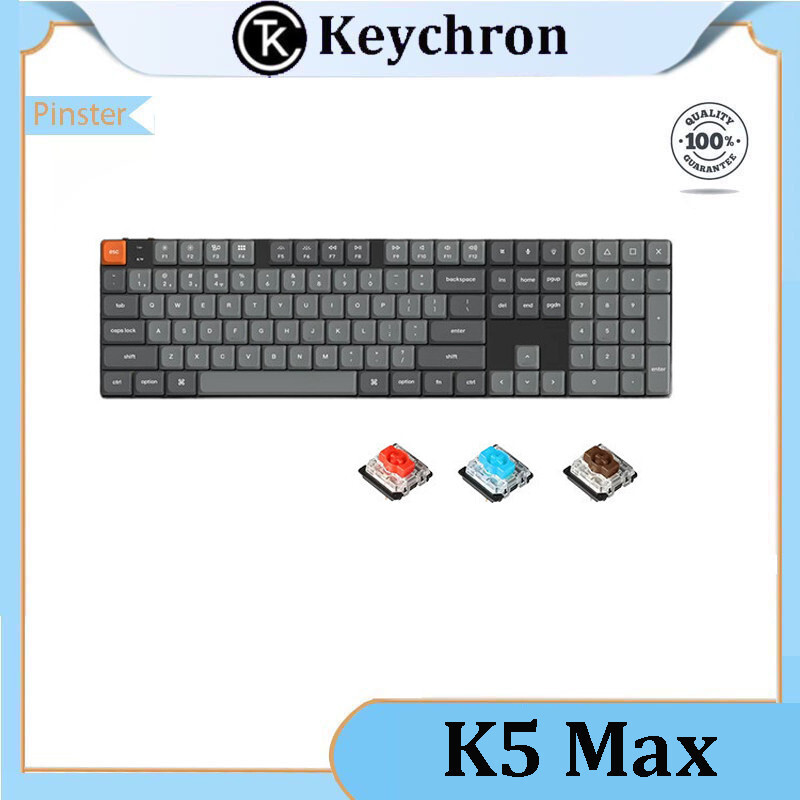 Keychron K5 Max QMK/VIA คีย์บอร์ดแบบกลไกแบบกําหนดเอง